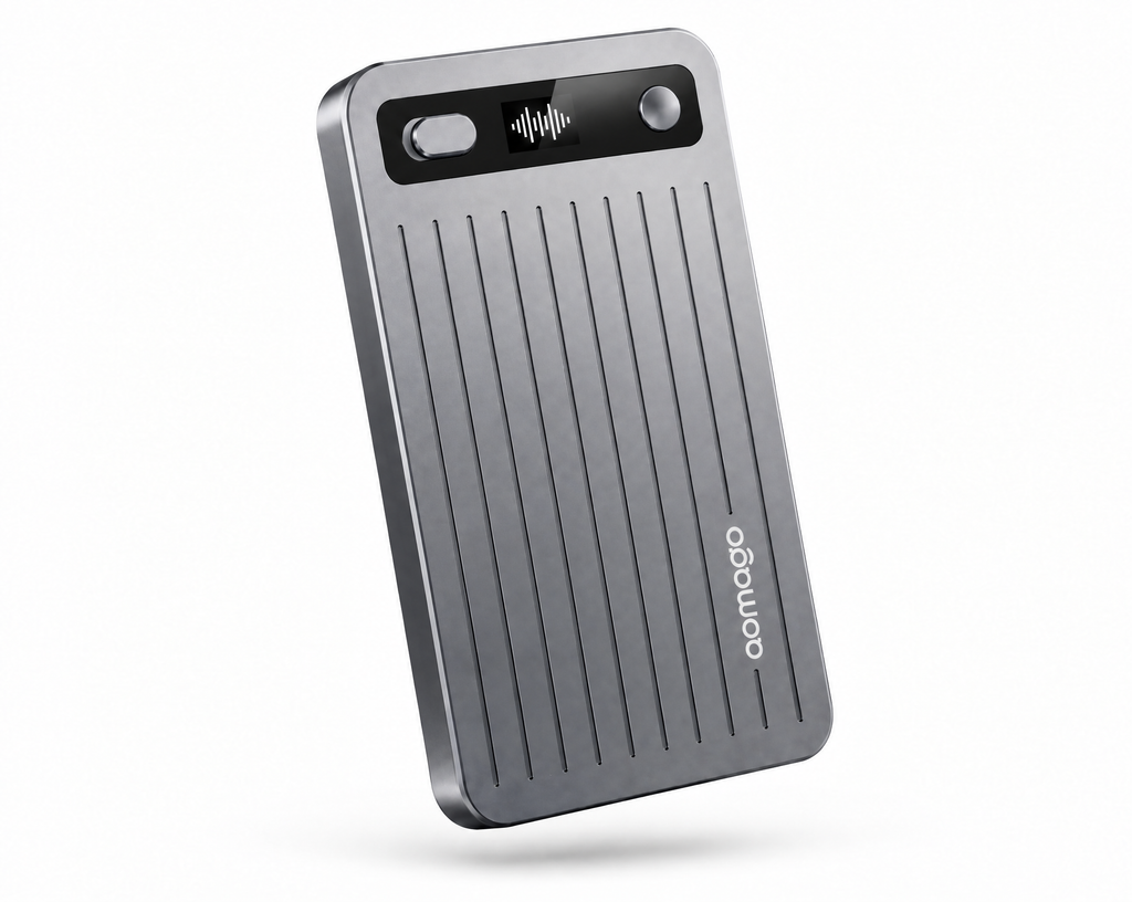 boost.note AI Voice Recorder - Titanium Gray