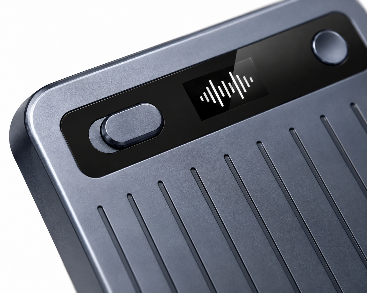 boost. Note AI Voice Recorder - Gunmetal Gray
